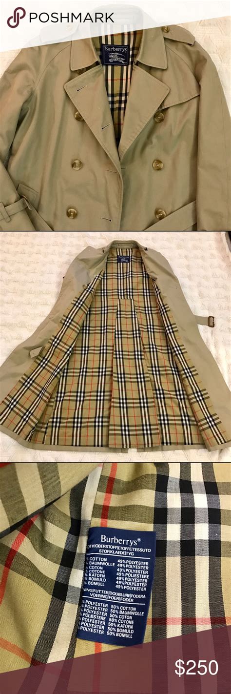 authenticity of vintage burberry coat.